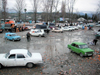 Abkhazia - Abkhazia - Psou / Russian border: impovised market - car boot sales (photo by A.Kilroy)