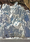 Alaska - Glacier Bay NP: Margerie Glacier - ice wall - photo by A.Walkinshaw