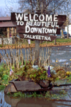 Alaska - Talkeetna: downtown - photo by F.Rigaud