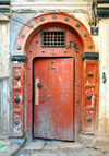 Alger - Algrie: porte mauresque - Casbah d'Alger - Patrimoine mondial de lUNESCO - photo par M.Torres