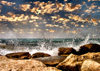 Israel - Mediterranean: water turns into sky (image by Efi Keren)