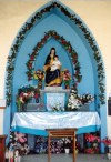 Aruba - Alto Vista: altar at the chapel (photo by M.Torres)