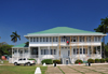 Belize City, Belize: Caribbean faade of the Government House - House of Culture - now a museum, formerly the residence of the governor-general - clapboard structure - photo by M.Torres
