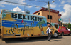 Belmopan, Cayo, Belize: truck transporting Belikin beer, the leading domestically brewed lager - photo by M.Torres