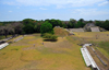 Altun Ha Maya city, Belize District, Belize: view of Plazas A an B from the top of the Temple of the Masonry Altars - Mesoamerican archaeological site near Rockstone Pond village comprising over 500 structures - photo by M.Torres
