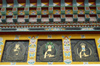 Bhutan - Thimphu - Buddhist symbols and figures, in the National Memorial Chorten - photo by A.Ferrari