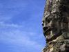 Angkor, Cambodia / Cambodge: Bayon - Avalokitesvara and the sky (Angkor Thom) - photo by M.Samper