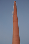 Canada / Kanada - Copper Cliff - Greater Sudbury, Ontario: Inco Superstack - 380m tall - the second-tallest freestanding chimney in the world, and the tallest in Canada - largest nickel smelting operation in the world - Northern Ontario - photo by C.McEachern