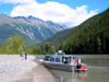 Skitine river, BC, Canada: tour boats - photo by R.Eime