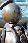 Toronto, Ontario, Canada: detail of the 'Immigrant Family' - broze sculpture by Tom Otterness - photo by M.Torres