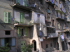 Corsica - Bastia: neglected houses - photo by J.Kaman