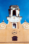 Corsica - Bastia: Palais des Gouvrneurs - sundial - architecture - building - photo by M.Torres