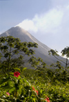 Costa Rica - Arenal Volcano smoking -andesitic stratovolcano - Alajuela Province - photo by B.Cain