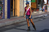 Crete - Malia (Heraklion prefecture): getting around - roller skater (photo by A.Dnieprowsky)