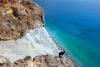 Crete - Sfakia / Chora Sfakion (Hania prefecture): Iligni beach (photo by Alex Dnieprowsky)