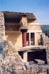 Crete, Greece - Knossos palace (Heraklion prefecture): ruins of the so called customs house (photo by Miguel Torres)