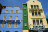 Curacao - Willemstad: Old Dutch style houses along Handelskade, Punda waterfront - photo by S.Green