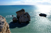 Petra Tou Romiou - Paphos district, Cyprus: islet and horizon - photo by A.Ferrari