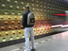 Prague, Czech Republic: Underground - passenger at Muzeum subway station - photo by J.Kaman