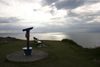 Portland Bill, Dorset, South West England, UK: telescope and the English Channel - Jurassic Coast, a UNESCO World Heritage Site - photo by I.Middleton