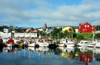 Faroes / Faeroe islands - Streymoy - Torshavn: boats in the East harbour - photo by D.Forman