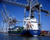Le Havre, Seine-Maritime, Haute-Normandie, France: Connera Container Ship - Gantry Cranes - photo by A.Bartel