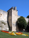 Caen, Calvados, Basse-Normandie, France: tower on the castle wall - photo by A.Bartel