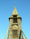 Honfleur, Calvados, Basse-Normandie, France: St. Catherines Church - bell tower with clock - photo by A.Bartel