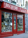 Honfleur, Calvados, Basse-Normandie, France: biscuit shop - Biscuiterie Jeannette - photo by A.Bartel