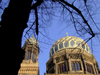 Berlin, Germany / Deutschland: New Synagogue - Moorish style dome - Neue Synagoge Berlin - Centrum Judaicum - Oranienburger Strasse - architect Eduard Knoblauch - photo by M.Bergsma