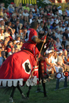 Gotland island - Visby: Gutar horseman - medieval week - photo by C.Schmidt