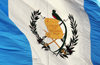 Ciudad de Guatemala / Guatemala city: Guatemalan flag at Parque Central - Resplendent Quetzal, a bird that symbolizes liberty and 15 September 1821, the date of Central America's independence - photo by M.Torres