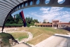 Hungary / Ungarn / Magyarorszg - Szkesfehrvr: Garden of Ruins - protection for archeology / Romkert (photo by Miguel Torres)