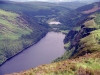 Ireland - Upper Lake Glendalough (county Wicklow): from above (photo by R.Wallace)