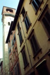 Italy / Italia - Lucca: one of the towers (photo by M.Bergsma)