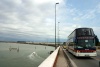 Italy - Venice: the causeway from Mestre (photo by C.Blam)