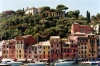 Italy / Italia - Portofino (Liguria - Genova province): faades (photo J.Rabindra)