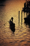 Italy / Italia - Venice: Canal Grande - gondola - from Ponte Rialto (photo by M.Gunselman)