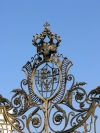 Stupingi - Torino (Piedmont / Piemonte): Royal Hunting Lodge - Rococo style detail - the gate (photo by V.Bridan)