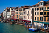 View of the Grand Canal from Rialto Bridge, Venice - photo by A.Beaton
