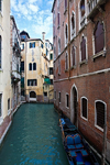 From iron-railed Ponte spanning Rio del Vin, Venice - photo by A.Beaton