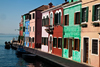 Burano, Calle Manetta, Colourful Painted Houses on Rio S.Mauro, Venice - photo by A.Beaton