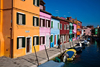 Burano, Colourful Painted Houses, Fondamenta Cavanella, Rio S.Mauro, Venice - photo by A.Beaton