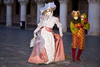 Carnival participants with Carnival costumes in Piazza San Marco, Venice - photo by A.Beaton
