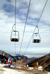 Kazakhstan - Chimbulak ski-resort, Almaty: chairlift - 2nd stage, - photo by M.Torres