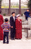 Democratic People's Republic of Korea - DPRK / Kaesong: marriage (photo by M.Torres)