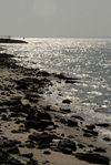 Kuwait city: beach west of Kuwait towers - Dasman district - photo by M.Torres