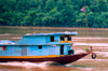 Laos - Luang Prabang - commercial boat trough the Mekong (photo by K.Strobel)