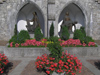 Liechtenstein - Vaduz: statues In front of St Florin church - photo by J.Kaman