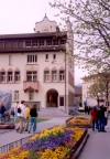 Liechtenstein - Vaduz: city center - city hall - Rathaus - car-free center (photo by M.Torres)